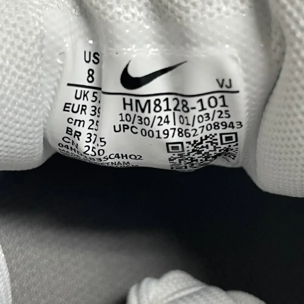 Nike Air Max 90 White Flat Pewter HM8128 101 Size 8 Women White Grey Leather